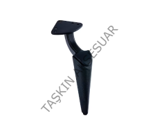 Side Metal Ayak 15-20-25cm Mat Siyah Modern Mobilya Ayağı Dolap Koltuk Tv Ünite Komidin Şifonyer Puf Kitaplık