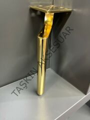 Emaks Zarif Metal Ayak Altın 14-17-20-25cm Modern Gold Mobilya Ayağı Koltuk Dolap Komidin Tv Ünite Şifonyer