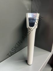 Tesla Sert Plastik Ayak 19-23cm Mat Dolunay+Krom Komidin Koltuk Modern Tv Ünite Mobilya Dolap Şifonyer Ayağı Gümüş