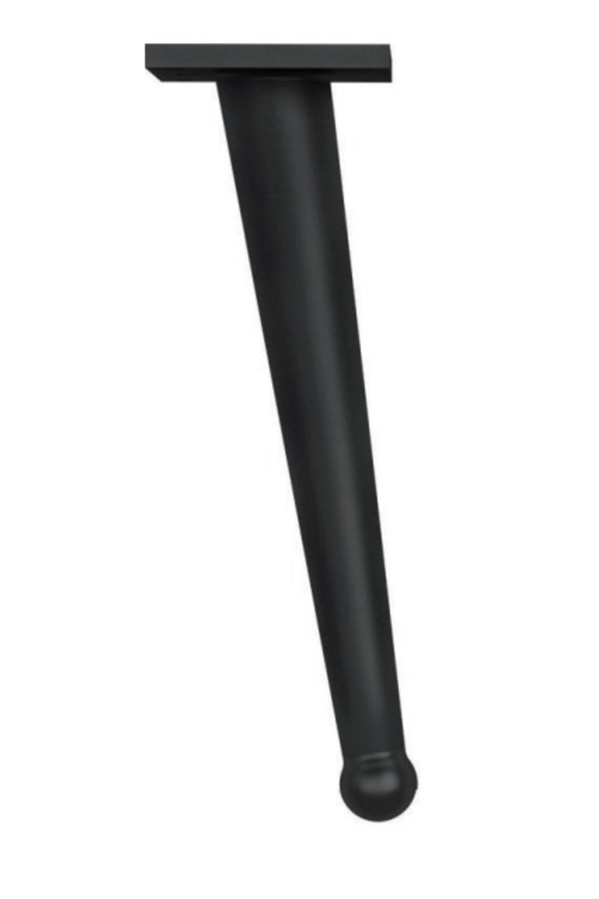 ﻿Emaks Bone Metal Ayak Mat Siyah 14-20-25cm Modern Mobilya Ayağı Koltuk Dolap Komidin Tv Ünite Şifonyet Kitaplık