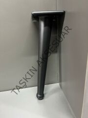 ﻿Emaks Bone Metal Ayak Mat Siyah 14-20-25cm Modern Mobilya Ayağı Koltuk Dolap Komidin Tv Ünite Şifonyet Kitaplık
