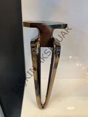 Galaksi Metal Ayak 16-21-25cm Bronz Modern Mobilya Ayağı Koltuk Dolap Komidin Şifonyer Kitaplık Puf Tv Ünite