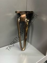Galaksi Metal Ayak 16-21-25cm Bronz Modern Mobilya Ayağı Koltuk Dolap Komidin Şifonyer Kitaplık Puf Tv Ünite