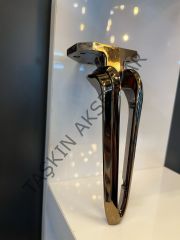 Galaksi Metal Ayak 16-21-25cm Bronz Modern Mobilya Ayağı Koltuk Dolap Komidin Şifonyer Kitaplık Puf Tv Ünite