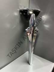 Zeus Metal Ayak 16-21-24cm Krom Modern Gümüş Mobilya Ayağı Koltuk Dolap Komidin Şifonyer Tv Ünite