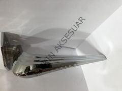 Viena Metal Ayak 16-20cm Krom Modern Mobilya Ayağı Koltuk Komidin Puf Dolap Tv Ünite Gümüş