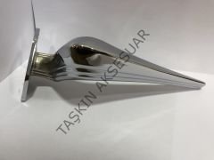 Viena Metal Ayak 16-20cm Krom Modern Mobilya Ayağı Koltuk Komidin Puf Dolap Tv Ünite Gümüş