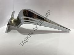 Viena Metal Ayak 16-20cm Krom Modern Mobilya Ayağı Koltuk Komidin Puf Dolap Tv Ünite Gümüş