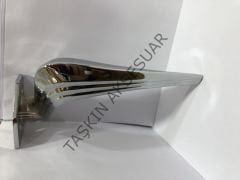 Viena Metal Ayak 16-20cm Krom Modern Mobilya Ayağı Koltuk Komidin Puf Dolap Tv Ünite Gümüş