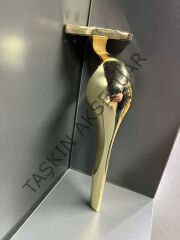 Kaşık Metal Ayak 16-21cm Altın Modern Gold Mobilya Ayağı Dolap Koltuk Tv Ünite Komidin Şifonyer