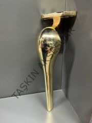 Kaşık Metal Ayak 16-21cm Altın Modern Gold Mobilya Ayağı Dolap Koltuk Tv Ünite Komidin Şifonyer