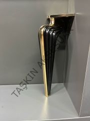 Angel Metal Ayak 16-21-25cm Altın+Siyah Koltuk Komidin Modern Tv Ünite Mobilya Dolap Dolap Koltuk Tv Ünite Komidin Şifonyer
