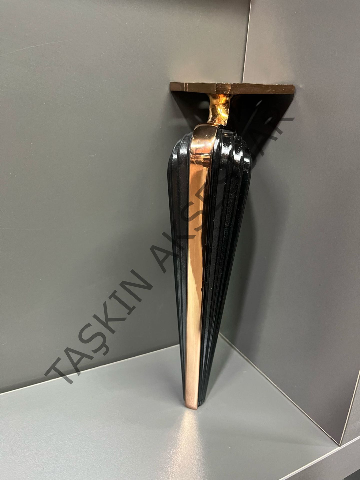 Angel Metal Ayak 16-21-25cm Rose+Siyah Koltuk Komidin Modern Tv Ünite Mobilya Dolap Dolap Koltuk Tv Ünite Komidin Şifonyer