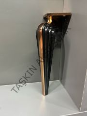 Angel Metal Ayak 16-21-25cm Rose+Siyah Koltuk Komidin Modern Tv Ünite Mobilya Dolap Dolap Koltuk Tv Ünite Komidin Şifonyer