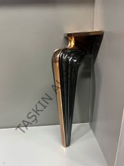 Angel Metal Ayak 16-21-25cm Rose+Siyah Koltuk Komidin Modern Tv Ünite Mobilya Dolap Dolap Koltuk Tv Ünite Komidin Şifonyer