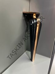 Angel Metal Ayak 16-21-25cm Rose+Siyah Koltuk Komidin Modern Tv Ünite Mobilya Dolap Dolap Koltuk Tv Ünite Komidin Şifonyer