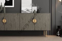 Prag Metal Kulp 64mm Altın Dolap Kapak Çekmece Komidin Tv Ünite Modern Gold Mobilya Kulbu