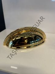 Tas Midye Metal Kulp 64-96mm Altın Antik Sarı Antik Gümüş Mat Siyah Dolap Kapak Modern Çekmece Tv Ünite Konsol Komidin Gold Mobilya Kulbu