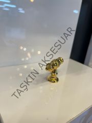 Ada Metal Düğme Kulp Altın Dolap Kapak Çekmece Komidin Tv Ünite Modern Tek Delikli Mobilya Kulbu