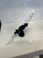 Ada Metal Düğme Kulp Mat Siyah Dolap Kapak Çekmece Komidin Tv Ünite Modern Tek Delikli Mobilya Kulbu