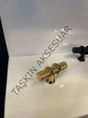 Yüzük Metal Düğme Kulp Altın Dolap Kapak Çekmece Komidin Tv Ünite Modern Tek Delikli Mobilya Kulbu