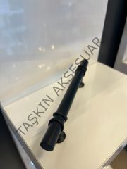 Ergene Metal Kulp 96-128mm Mat Siyah Dolap Kapak Çekmece Komidin Tv Ünite Modern Mobilya Kulbu