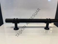 Ergene Metal Kulp 96-128mm Mat Siyah Dolap Kapak Çekmece Komidin Tv Ünite Modern Mobilya Kulbu