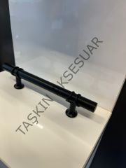 Ergene Metal Kulp 96-128mm Mat Siyah Dolap Kapak Çekmece Komidin Tv Ünite Modern Mobilya Kulbu