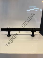 Ergene Metal Kulp 96-128mm Mat Siyah Dolap Kapak Çekmece Komidin Tv Ünite Modern Mobilya Kulbu