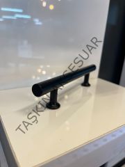 Sur Metal Kulp 96-128-160-192-224-320mm Mat Siyah Dolap Kapak Çekmece Komidin Tv Ünite Modern Mobilya Kulbu