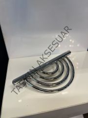 Yarım Lila Metal Kulp 96mm Krom Dolap Kapak Çekmece Komidin Tv Ünite Modern Mobilya Kulbu