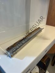 Kayık Metal Kulp 32-96-160-192-224-320mm Krom Dolap Kapak Çekmece Komidin Tv Ünite Modern Mobilya Kulbu