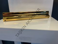 Kayık Metal Kulp 32-96-160-192-224-320mm Altın Dolap Kapak Çekmece Komidin Tv Ünite Modern Mobilya Kulbu