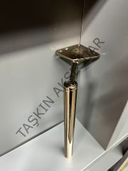 Slide Metal Ayak 14-20-25cm Bronz Modern Mobilya Ayağı Koltuk Dolap Komidin Şifonyer Kitaplık Puf Tv Ünite