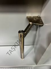 Slide Metal Ayak 14-20-25cm Bronz Modern Mobilya Ayağı Koltuk Dolap Komidin Şifonyer Kitaplık Puf Tv Ünite