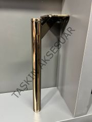 Slide Metal Ayak 14-20-25cm Bronz Modern Mobilya Ayağı Koltuk Dolap Komidin Şifonyer Kitaplık Puf Tv Ünite
