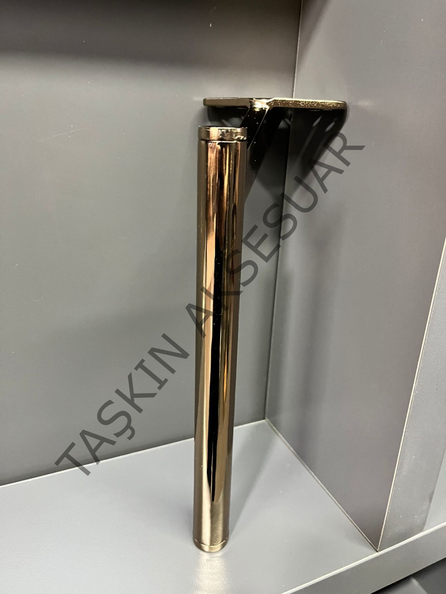 Slide Metal Ayak 14-20-25cm Bronz Modern Mobilya Ayağı Koltuk Dolap Komidin Şifonyer Kitaplık Puf Tv Ünite