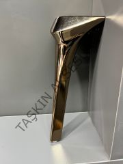 Panama Metal Ayak Bronz 16-21-28cm Modern Mobilya Ayağı Koltuk Dolap Komidin Tv Ünite Şifonyer Kitaplık Puf