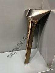Panama Metal Ayak Bronz 16-21-28cm Modern Mobilya Ayağı Koltuk Dolap Komidin Tv Ünite Şifonyer Kitaplık Puf