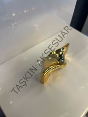 Ilgaz Metal Kulp 64mm Altın Dolap Kapak Çekmece Komidin Tv Ünite Modern Mobilya Kulbu