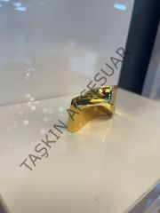 Ilgaz Metal Kulp 64mm Altın Dolap Kapak Çekmece Komidin Tv Ünite Modern Mobilya Kulbu