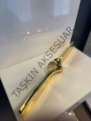 Ilgaz Metal Kulp 160mm Altın Dolap Kapak Çekmece Komidin Tv Ünite Modern Mobilya Kulbu