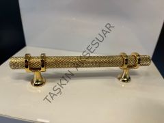 Yüzük Metal Kulp 96-128mm Altın Dolap Kapak Çekmece Komidin Tv Ünite Modern Mobilya Kulbu