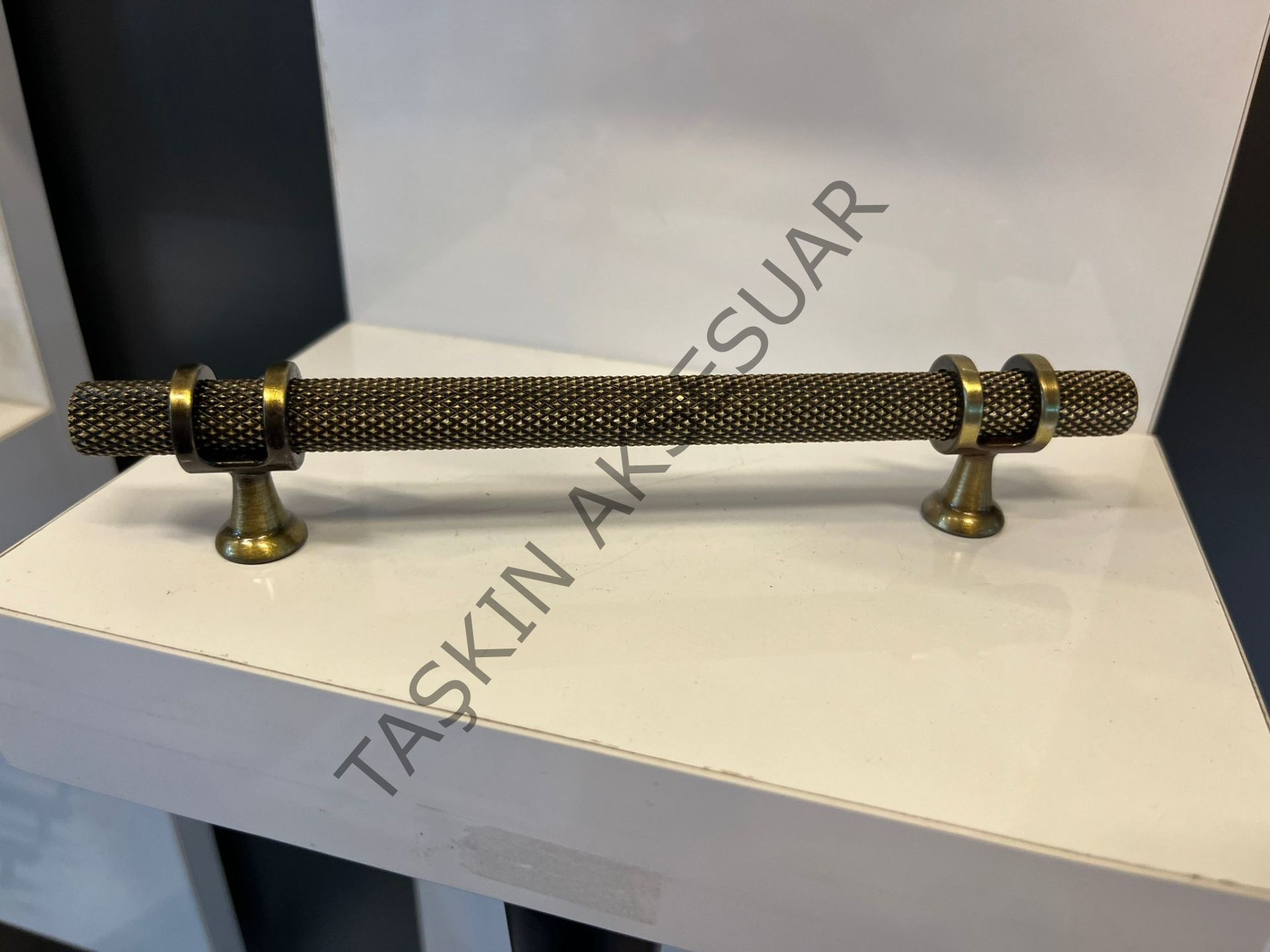 Yüzük Metal Kulp 96-128mm Antik Sarı Dolap Kapak Çekmece Komidin Tv Ünite Modern Mobilya Kulbu