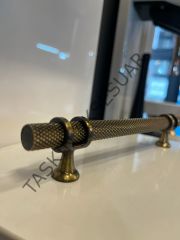 Yüzük Metal Kulp 96-128mm Antik Sarı Dolap Kapak Çekmece Komidin Tv Ünite Modern Mobilya Kulbu