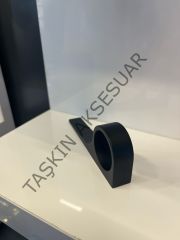 Uludağ Metal Kulp 32mm Mat Siyah Dolap Kapak Çekmece Komidin Tv Ünite Modern Mobilya Kulbu