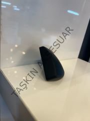 Shell Düz Metal Kulp 64mm Mat Siyah Dolap Kapak Çekmece Komidin Tv Ünite Modern Mobilya Kulbu