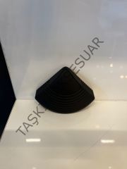 Shell Çizgili Metal Kulp 64mm Mat Siyah Dolap Kapak Çekmece Komidin Tv Ünite Modern Mobilya Kulbu