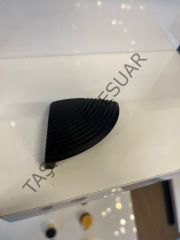 Shell Çizgili Metal Kulp 64mm Mat Siyah Dolap Kapak Çekmece Komidin Tv Ünite Modern Mobilya Kulbu