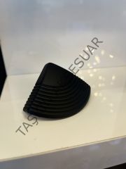 Shell Çizgili Metal Kulp 64mm Mat Siyah Dolap Kapak Çekmece Komidin Tv Ünite Modern Mobilya Kulbu